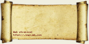 Nina Karanović vizit kartica